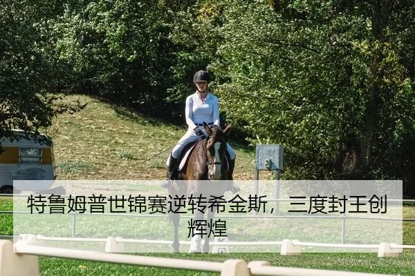 特鲁姆普世锦赛逆转希金斯，三度封王创辉煌